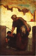 Honore  Daumier The Laundress